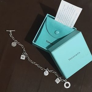 TIFFANY & CO. Multi Charm Silver Bracelet